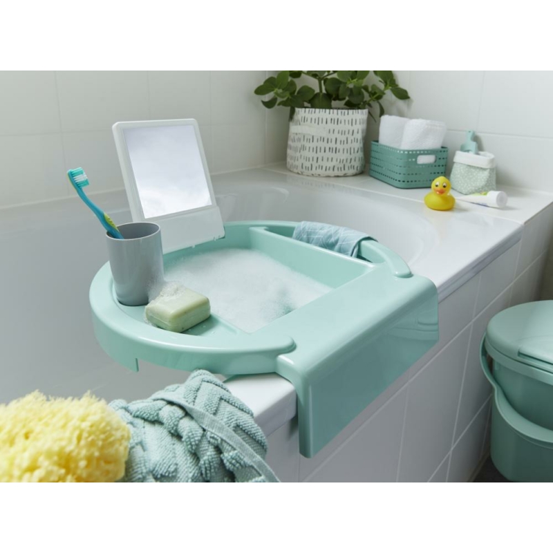 Rotho Babydesign Gyermekmosdó, svéd zöld-fehér-betonszürke, Kiddy's Wash