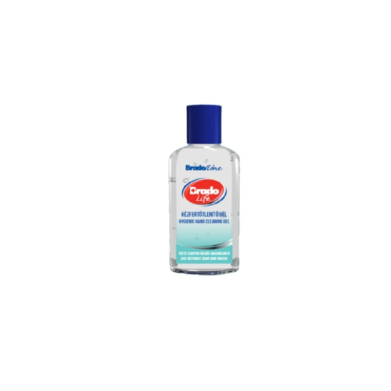 Kézfertőtlenítő gél Bradolife 50 ml, illatmentes
