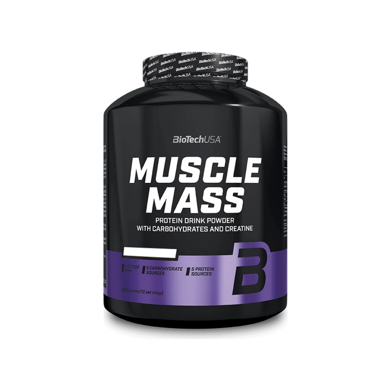 Muscle Mass 4000g vanília - BioTech USA