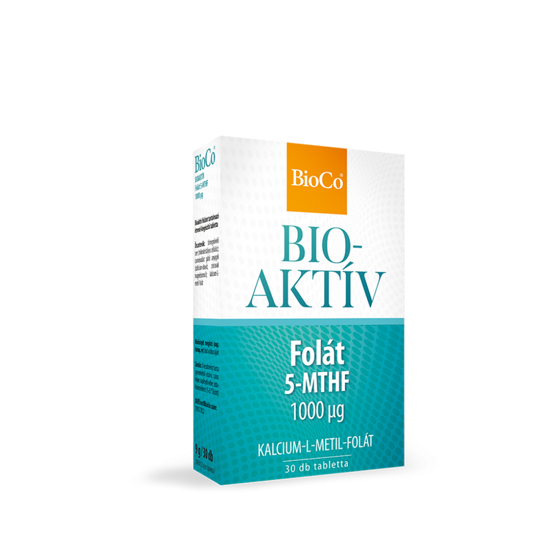 Bioco bioaktív folát 5-mthf 1000µg tabletta 30 db