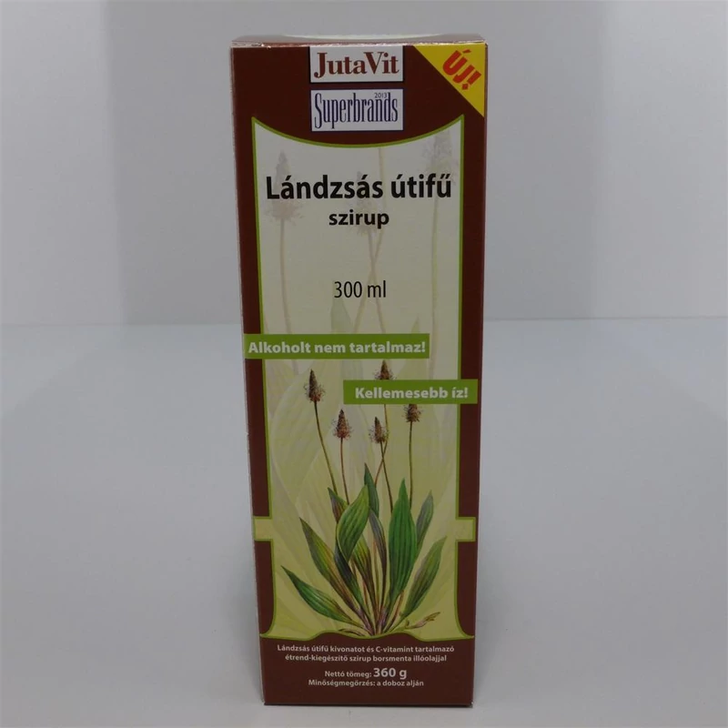 Jutavit lándzsás útifű szirup 250+50ml 300 ml