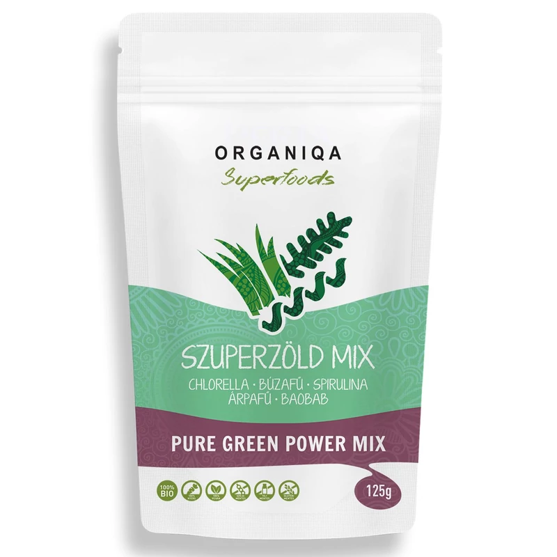 Organiqa bio nyers pure green power 125 g