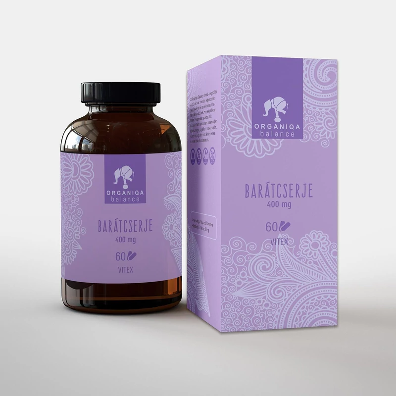 Organiqa barátcserje kapszula 400mg 60 db