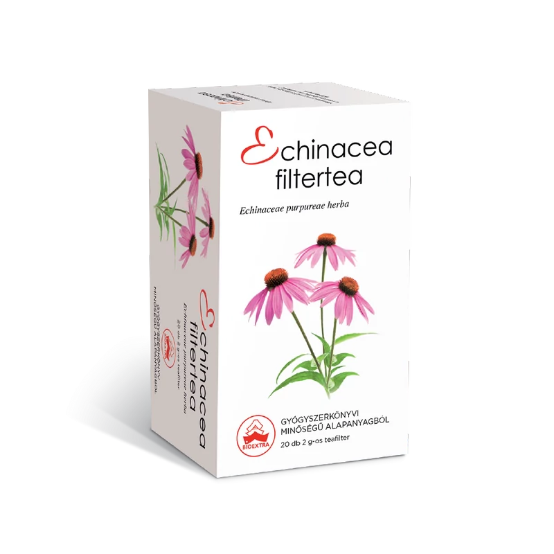 Bioextra echinacea tea 20x2g fehér 40 g