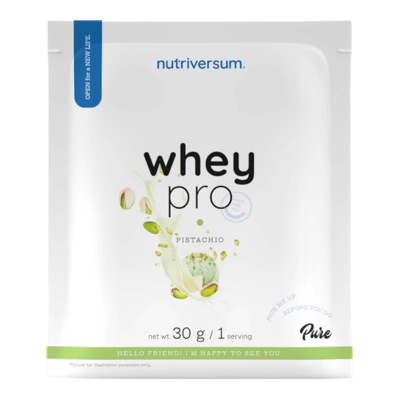 Whey PRO - 30 g - pisztácia - Nutriversum