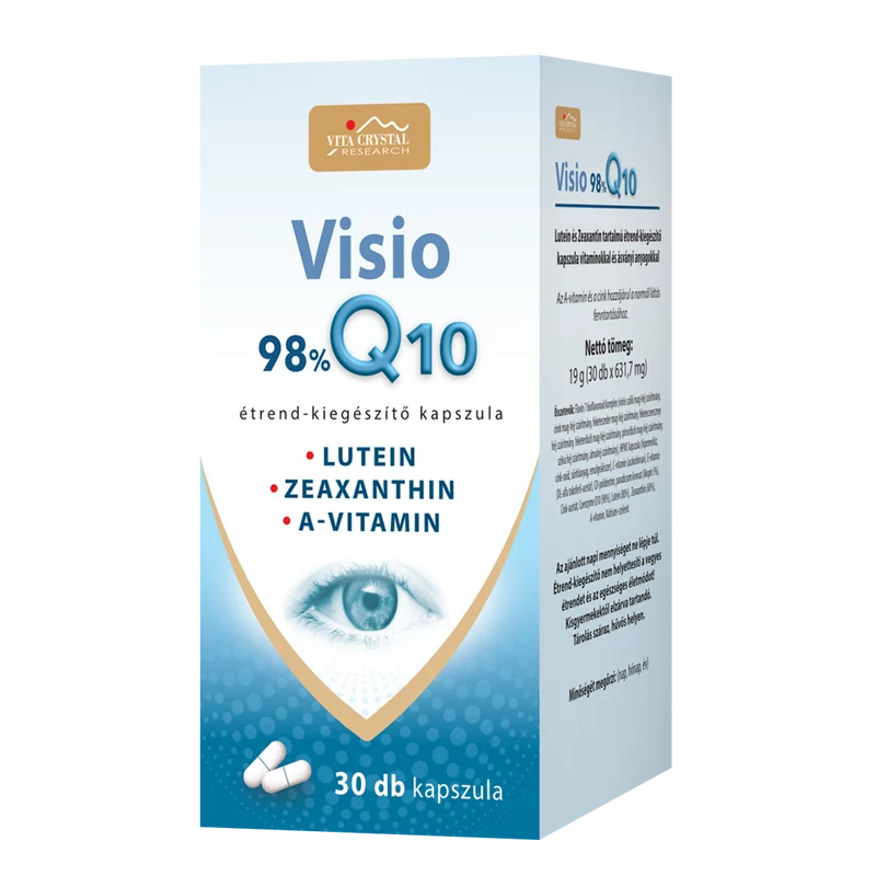 Vita Crytal visio 98% q10 étrend-kiegészítő kapszula 30 db