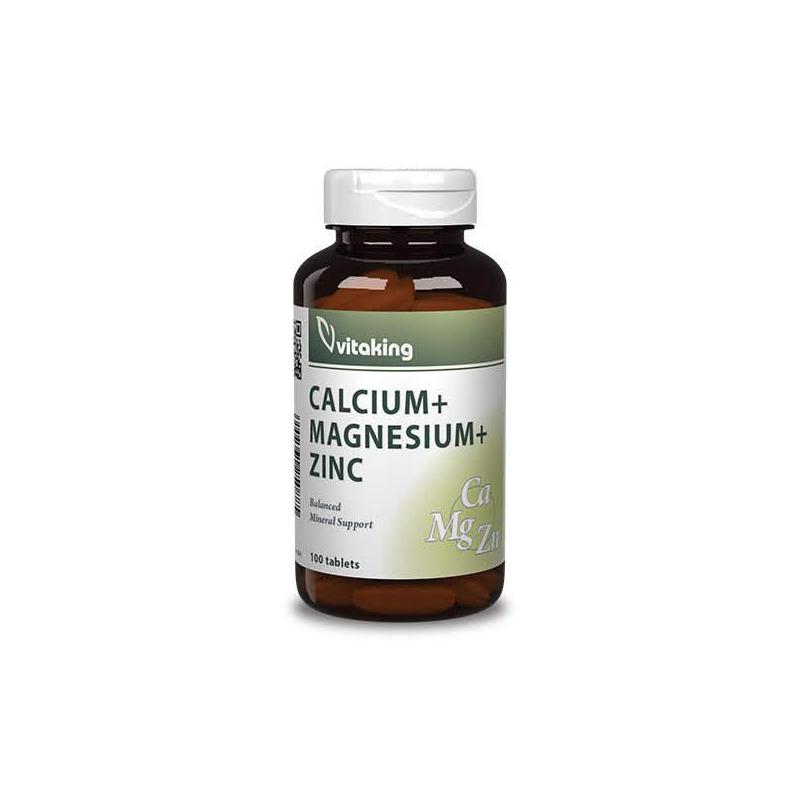 Vitaking calcium+magnesium+zinc 100 db