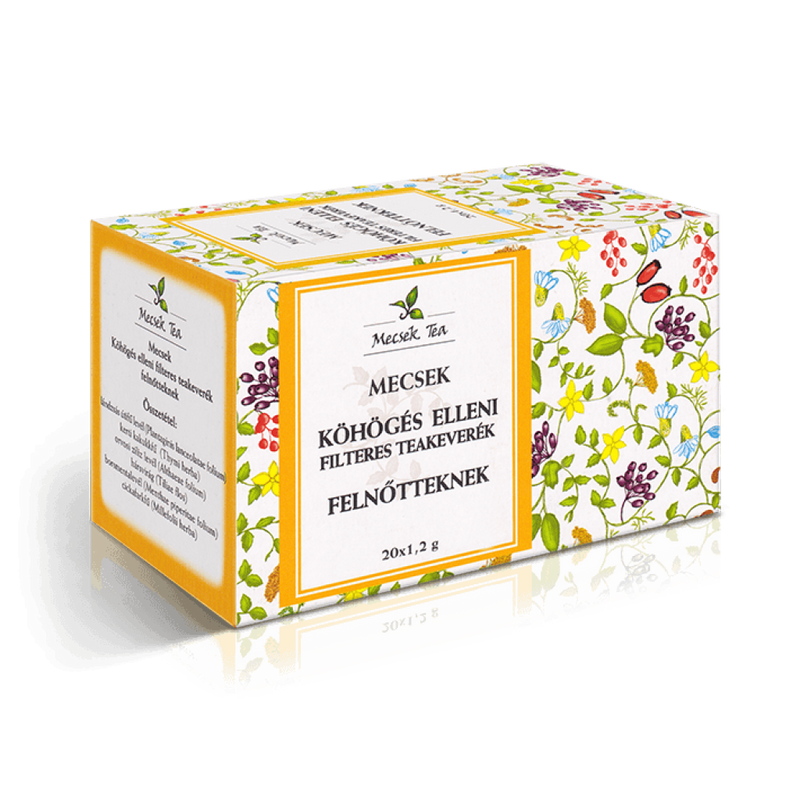 Mecsek köhögés elleni tea felnőtteknek 20x1,2g 24 g