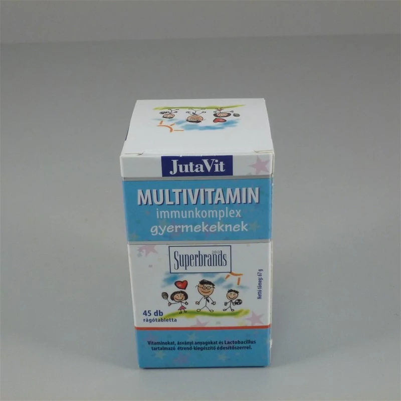 Jutavit multivitamin immunkomplex gyerekeknek probiotikus 45 db