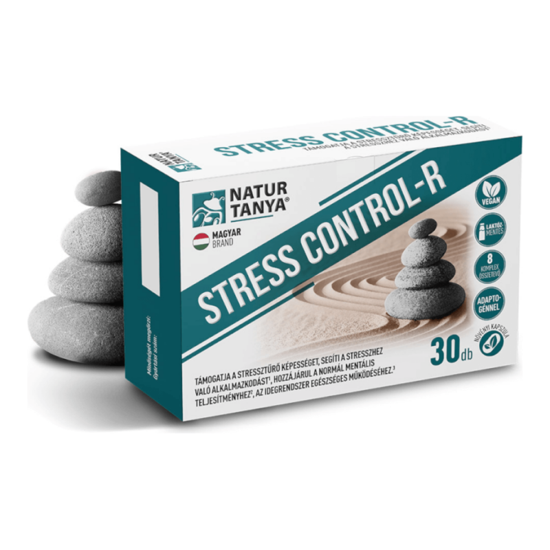 Stress Control-R - Adaptogén gyógynövényekkel támogatja a stressztűrő képességet - 30 kapszula - Natur Tanya