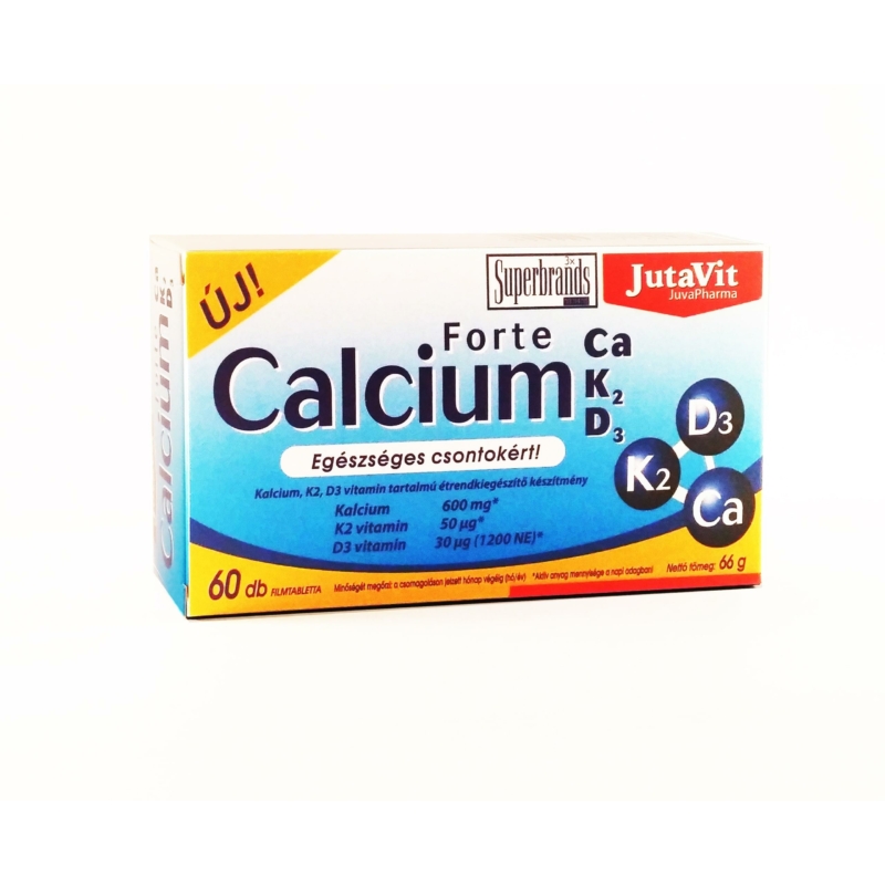 Jutavit calcium forte ca+k2+d3 60 db