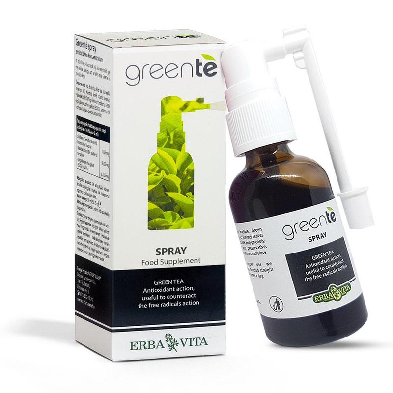 Greente antioxidáns spray - étvágycsökkentő, zsírégető - 30 ml - Erba Vita