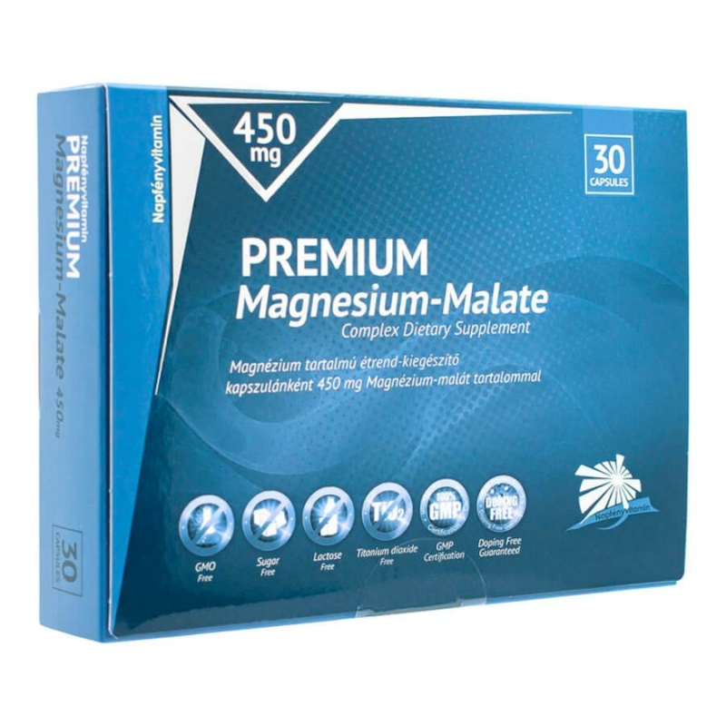 Prémium Magnézium-malát 450 mg (30db)