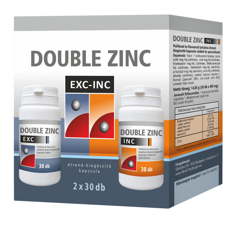 Double Zinc exc-inc kapszula 30+30 db 60 db