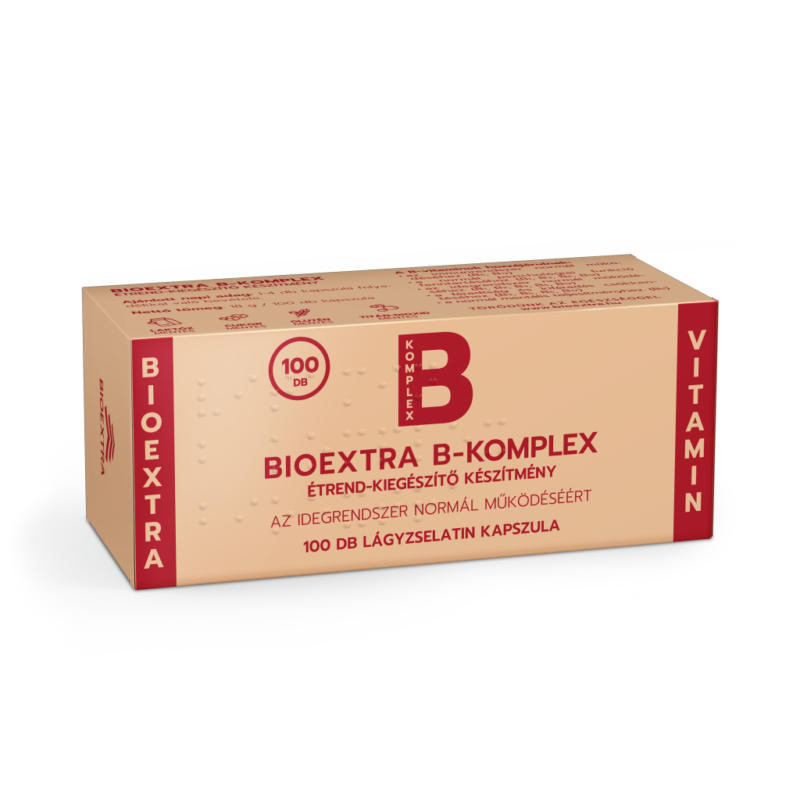 Bioextra b-komplex étrend-kiegészítő lágyzselatin kapszula 100 db