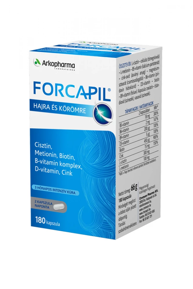 Forcapil hajerősítő Kapszula 180x