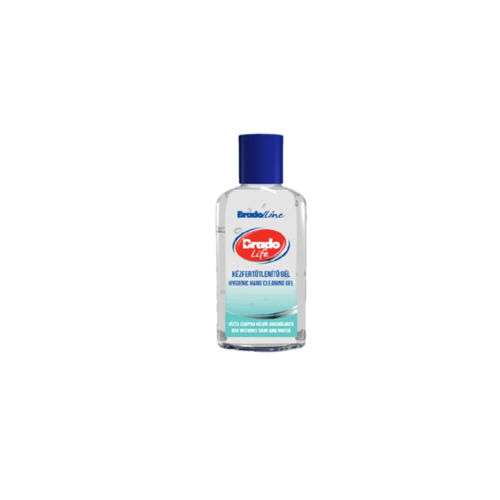 Kézfertőtlenítő gél Bradolife 50 ml, illatmentes