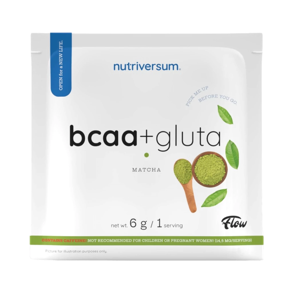 BCAA + GLUTA - 6 g - matcha - Nutriversum