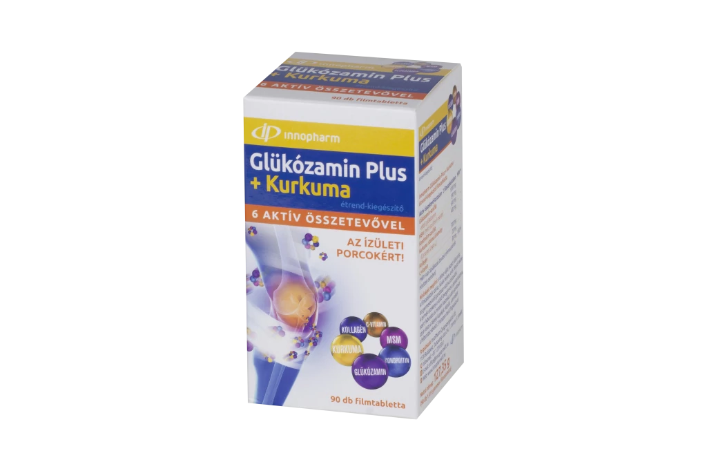Innopharm glükózamin plus+kurkuma filmtabletta 90 db