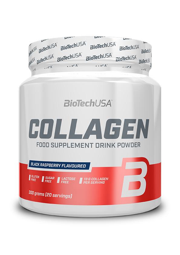 Biotech collagen italpor fekete málna 300 g