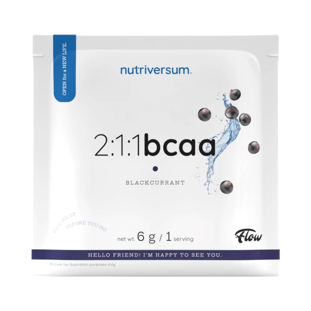 2:1:1 BCAA - 6 g - fekete ribizli - Nutriversum