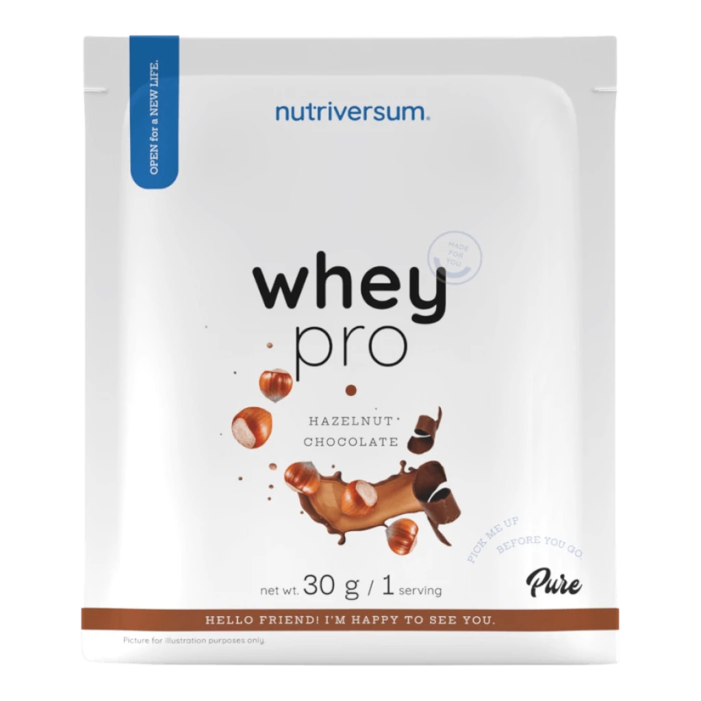 Whey PRO - 30 g - mogyorós-csokoládé - Nutriversum