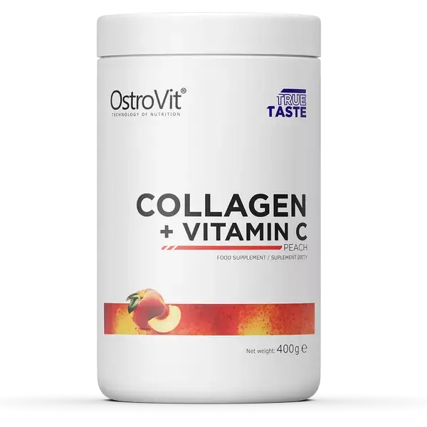 Kollagén + C-vitamin - őszibarack - 400 g - OstroVit