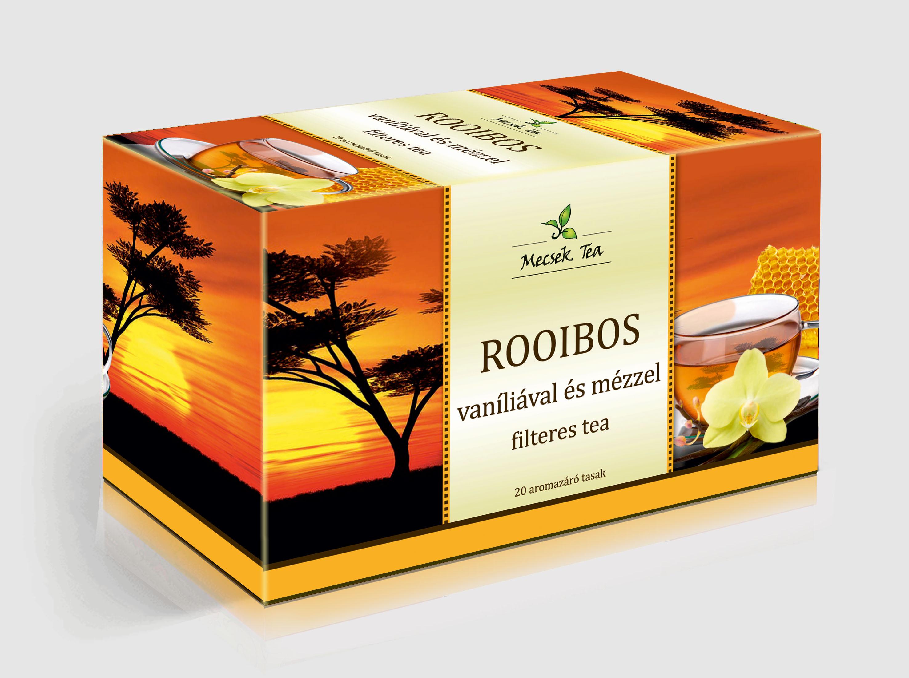 Mecsek rooibos tea vaníliával és mézzel 20x1,5g 30 g