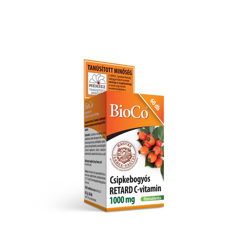 Bioco csipkebogyós retard c-vitamin 1000 mg filmtabletta 60 db