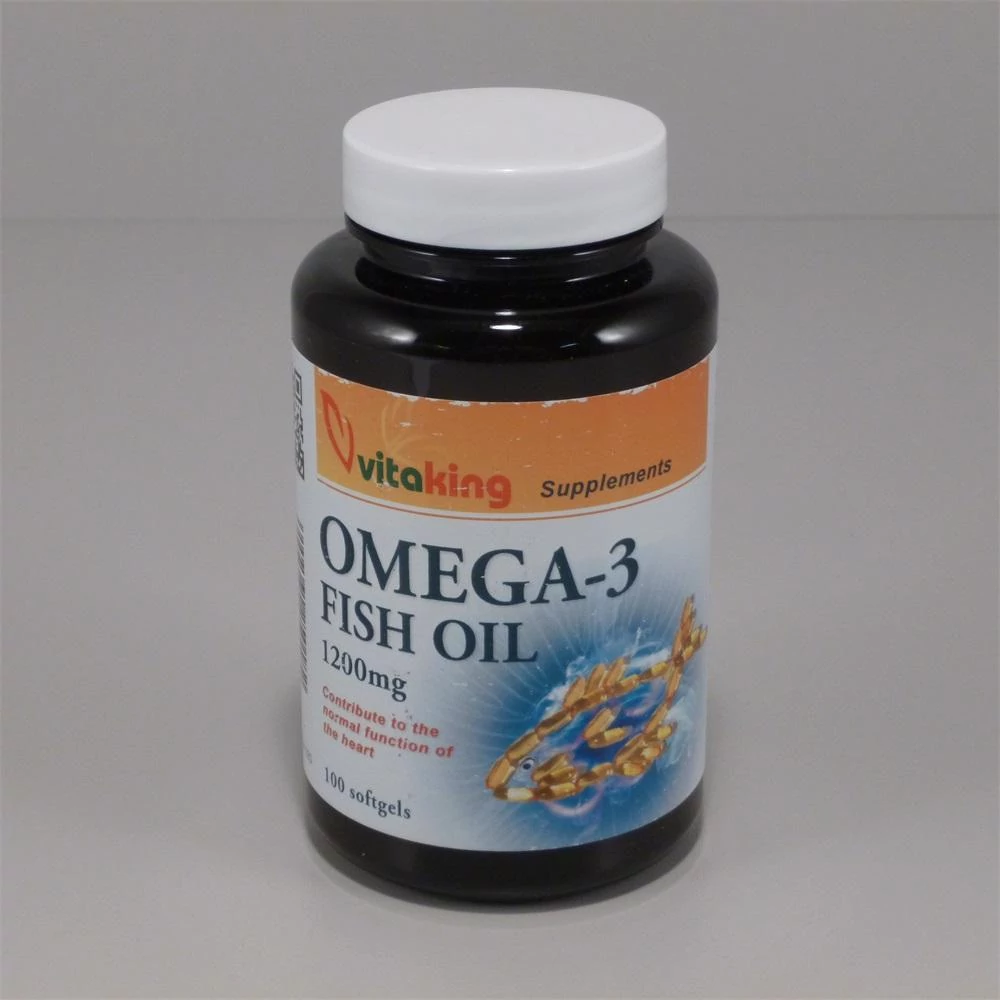 Vitaking omega-3 halolaj 1200 mg kapszula 90 db