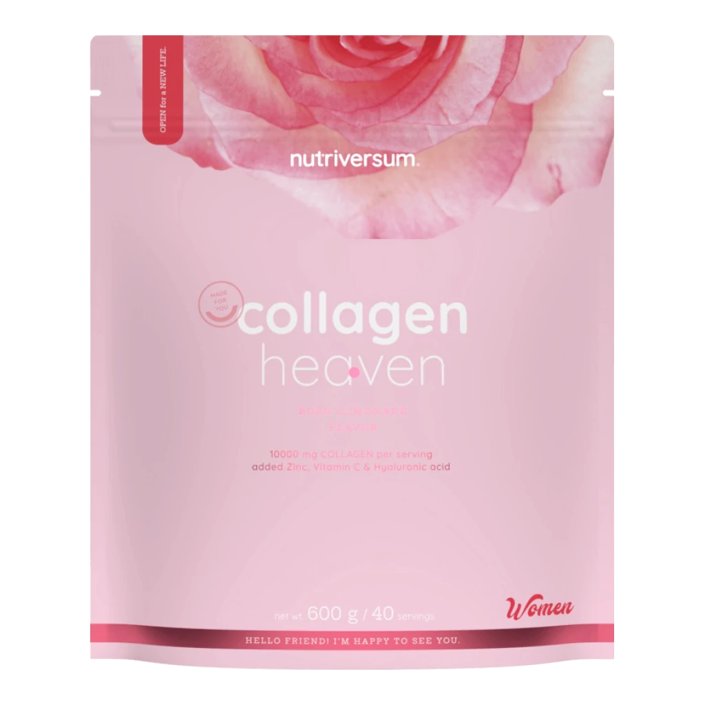 Collagen Heaven - 600 g - rózsa-limonádé - Nutriversum