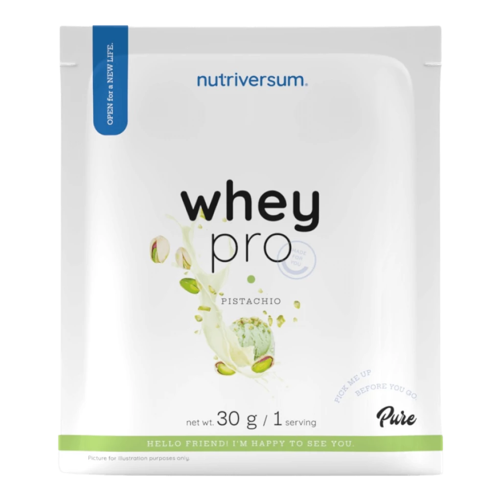 Whey PRO - 30 g - pisztácia - Nutriversum