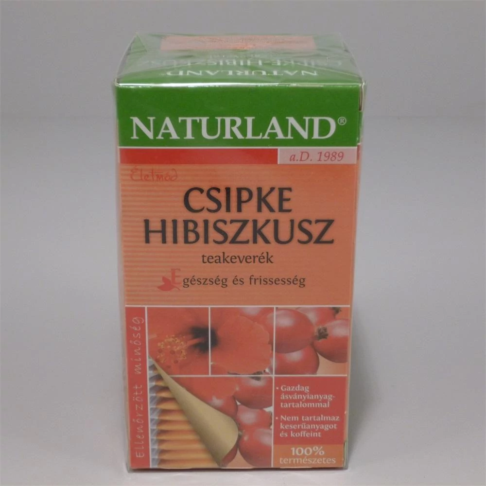 Naturland csipke-hibiszkusz tea 20x3g 60 g