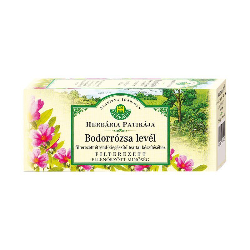 Herbária bodorrózsa levél filter tea 20x1g 20 g