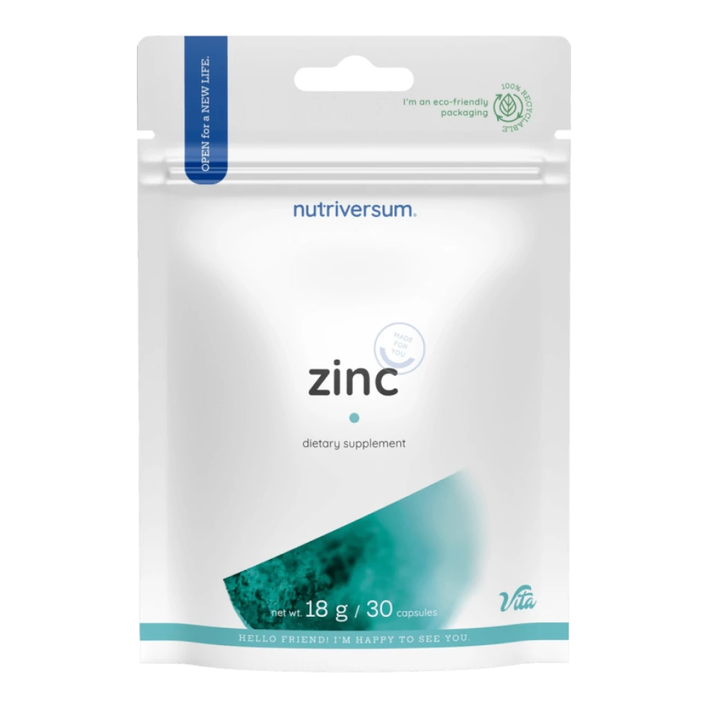 Zinc Caps - 30 kapszula - Nutriversum