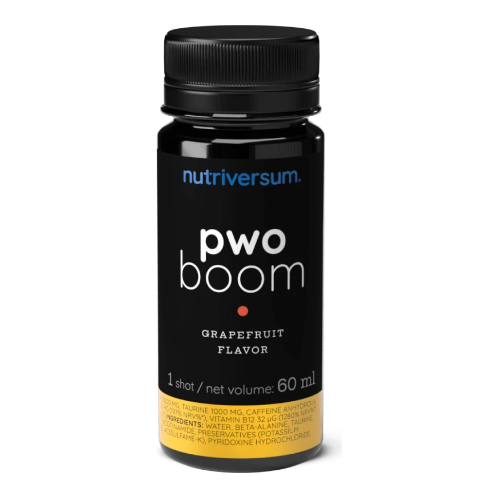 PWO Boom - 60ml - grapefuit - Nutriversum