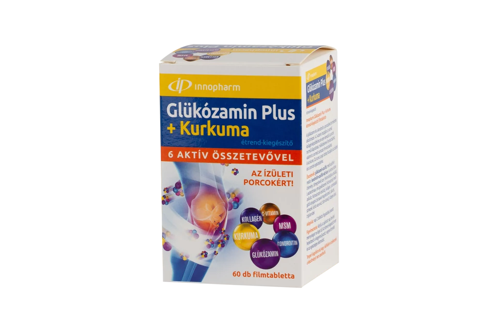 Innopharm glükózamin plus kurkuma filmtabletta 60 db