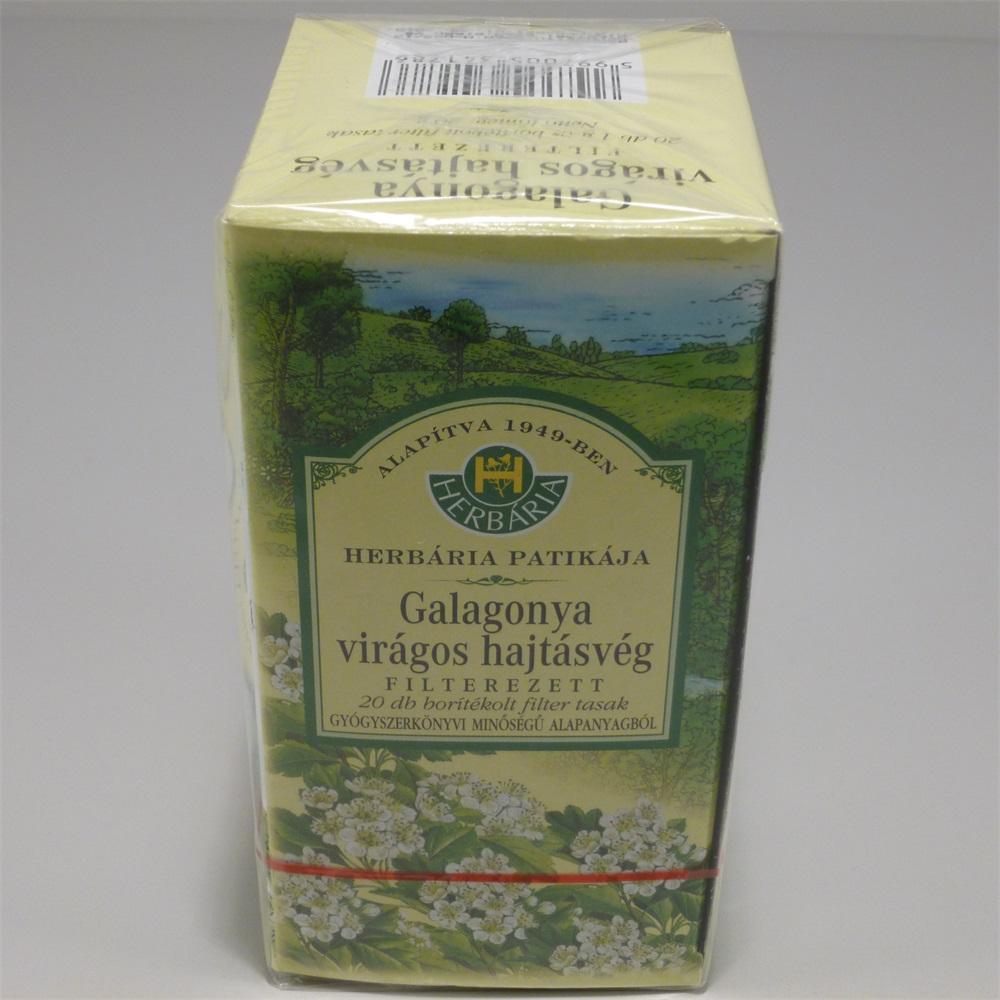 Herbária galagonya virág tea 20x1g 20 g
