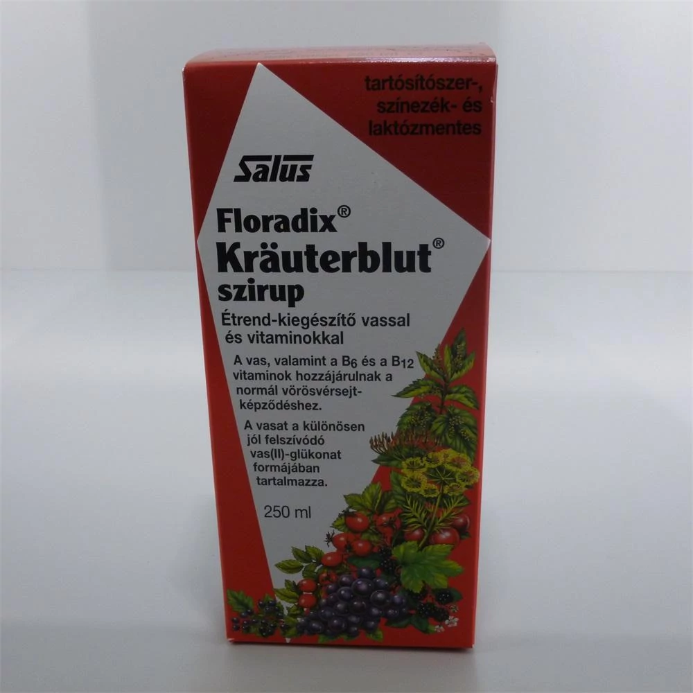 Salus Floradix Krauterblut szirup vassal 250 ml