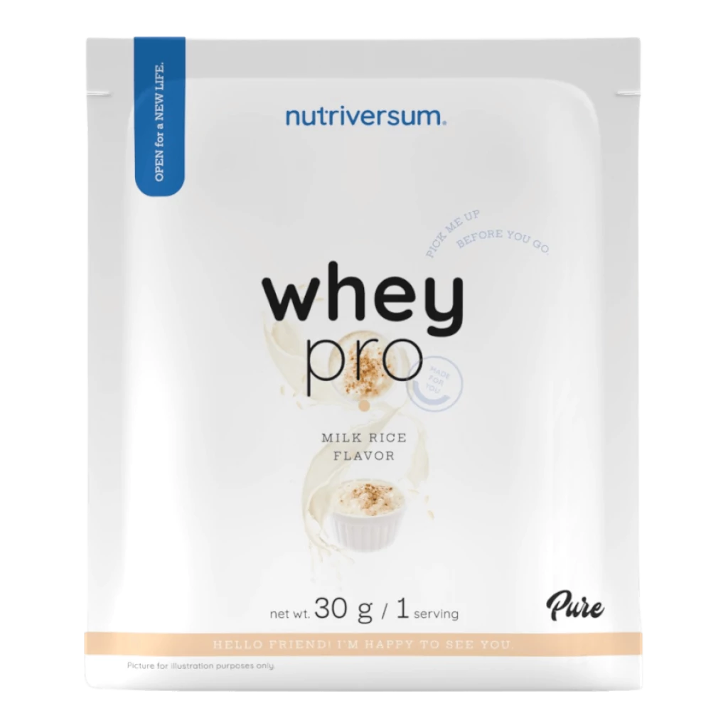 Whey PRO - 30 g - tejberízs - Nutriversum