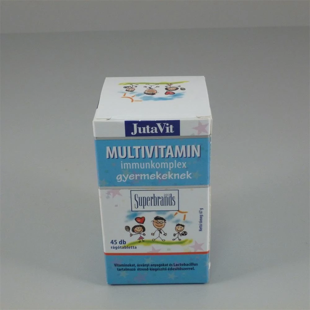 Jutavit multivitamin immunkomplex gyerekeknek probiotikus 45 db