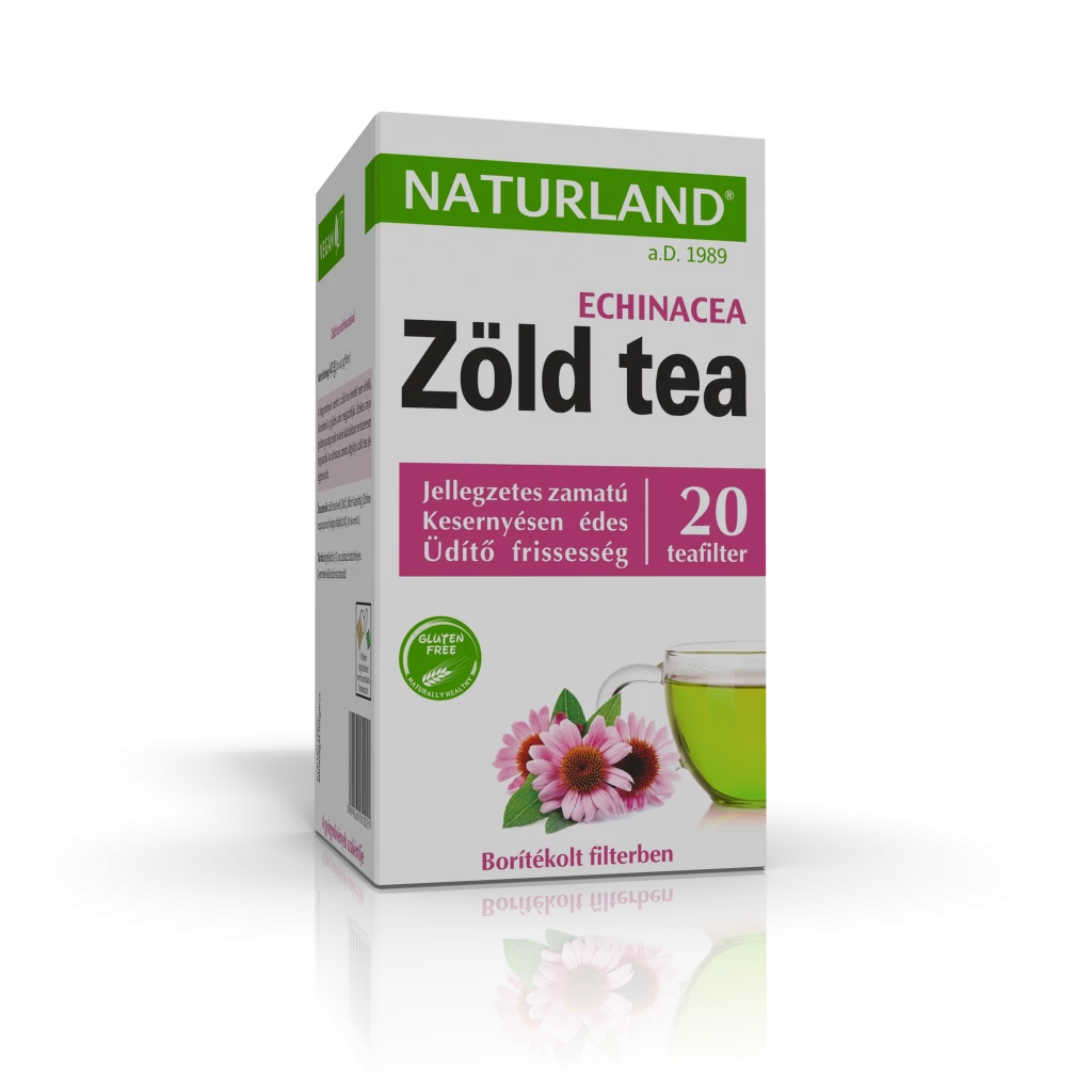 Naturland zöld tea echinaceával filteres 20x2g 40 g
