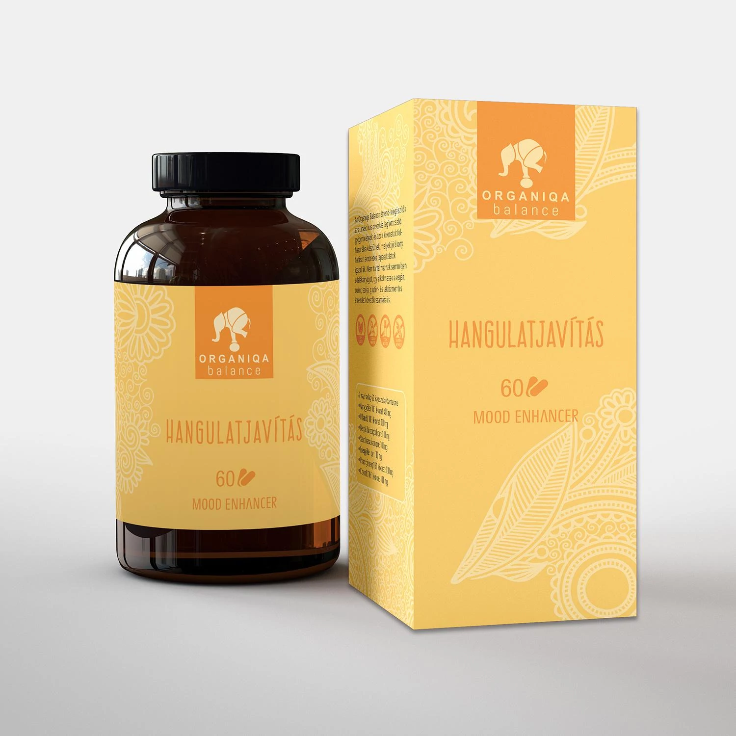 Organiqa balance hangulatjavítás kapszula 500mg 60 db