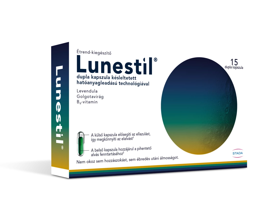 Lunestil dupla étrend-kiegészítő kapszula 15 db