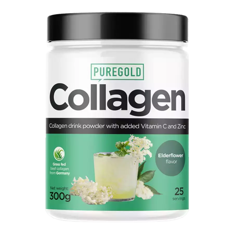 Collagen Marha kollagén italpor - Eldelflower 300g - PureGold