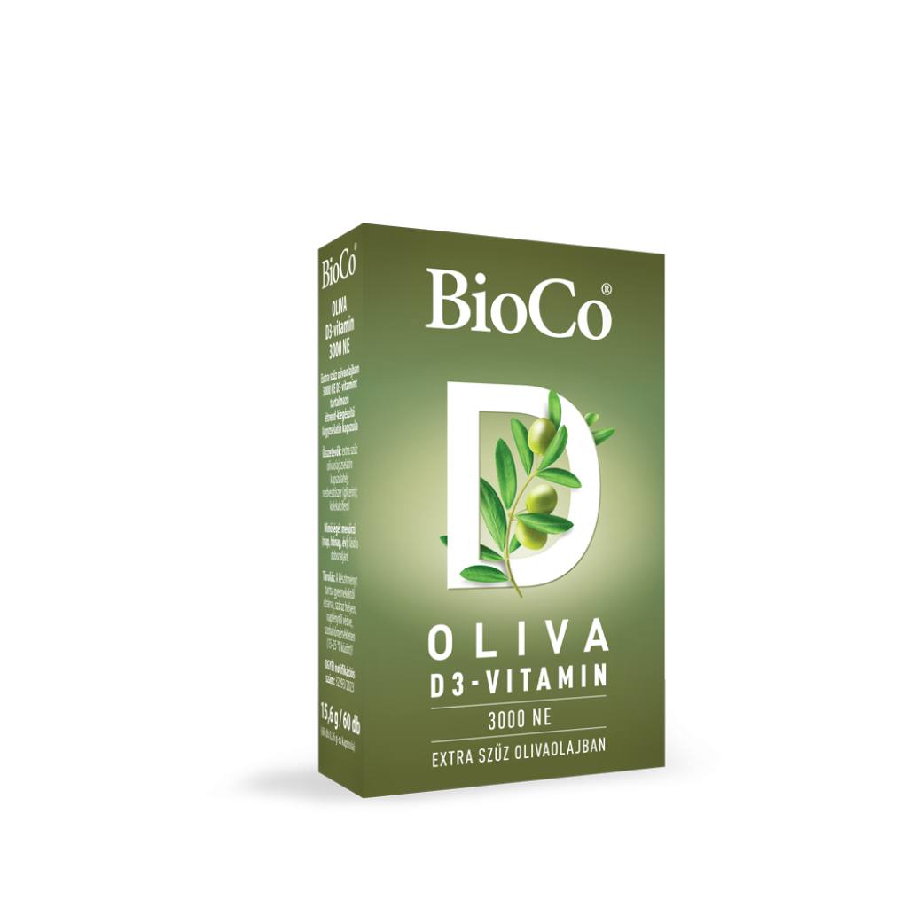 Bioco oliva d3-vitamin 3000ne 60 db