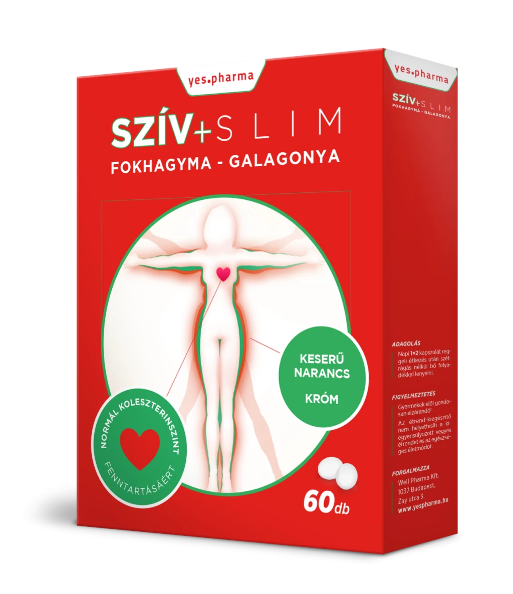 Yespharma szív+slim kapszula 60 db