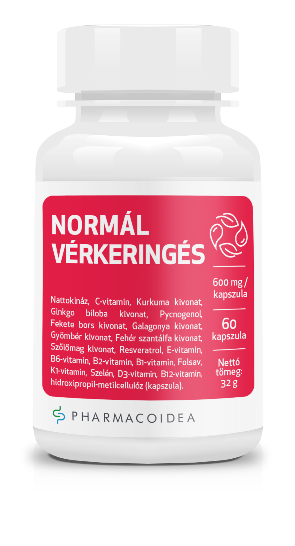 Pharmacoidea normál vérkeringés extra kapszula 60 db