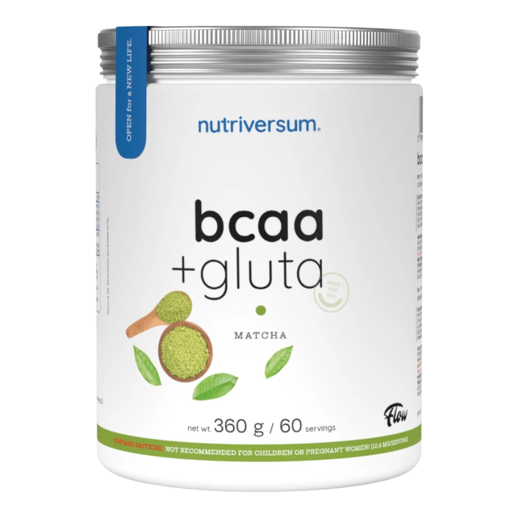 BCAA + GLUTA - 360 g - matcha - Nutriversum