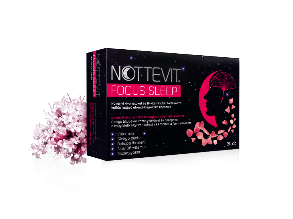 Nottevit focus sleep étrend-kiegészítő kapszula 30 db